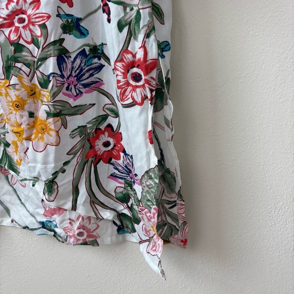 NWT Joe Browns White Floral Long Sleeve Button Down Shirt Dress Women’s Sz US 14 - Picture 6 of 7